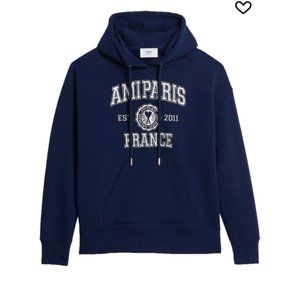 NEW SEASON: Ami Paris France navy hoodie small